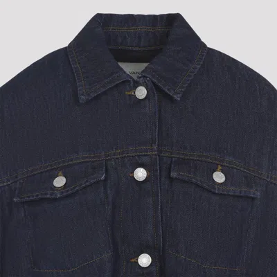 Dries Van Noten Cotton Denim Vesto Jacket In Blue