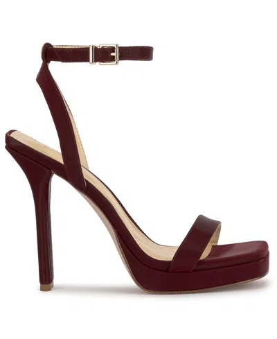 Jessica Simpson Women's Adonia Two-piece Platform Dress Sandals In Red