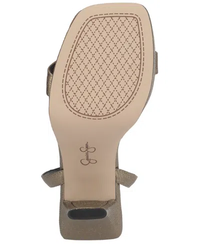 Jessica Simpson Women's Adonia Two-piece Platform Dress Sandals In Gray