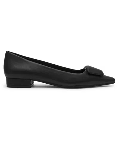 Anne Klein Women's Crawford Pointed Toe Flats In Black