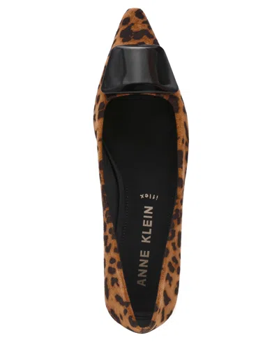 Anne Klein Women's Crawford Pointed Toe Flats In Brown