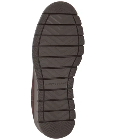 Lucky Brand Sondruh Platform Wedge Bootie In Brown