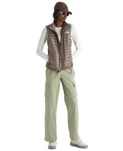 The North Face Women's Thermoball Quilted Vest In Brown