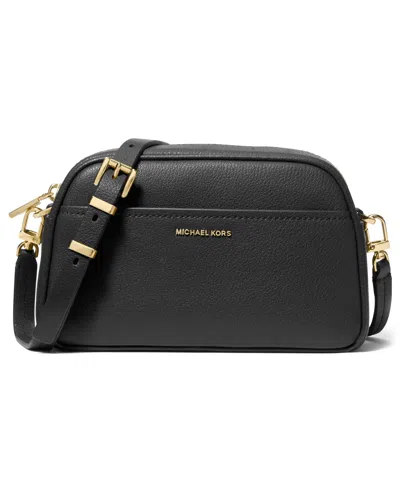 Michael Kors Jet Set Small Camera Crossbody Bag In Black