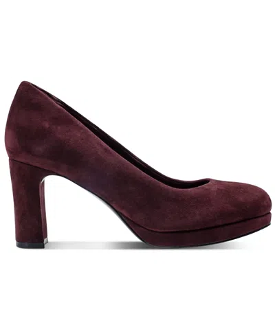 Rockport Women's Carmen Total Motion Dress Pumps In Burgundy