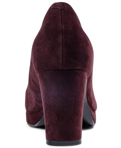 Rockport Women's Carmen Total Motion Dress Pumps In Burgundy