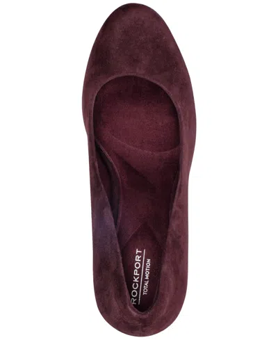Rockport Women's Carmen Total Motion Dress Pumps In Burgundy