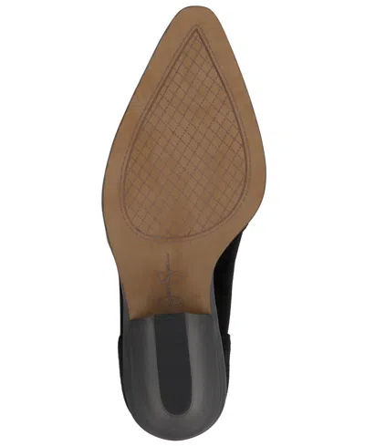 Jessica Simpson Women's Zadie Pull-on Western Booties In Black