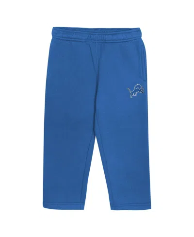 Outerstuff Toddler Blue Detroit Lions Lineman Fleece Hoodie And Pants Set In Blue