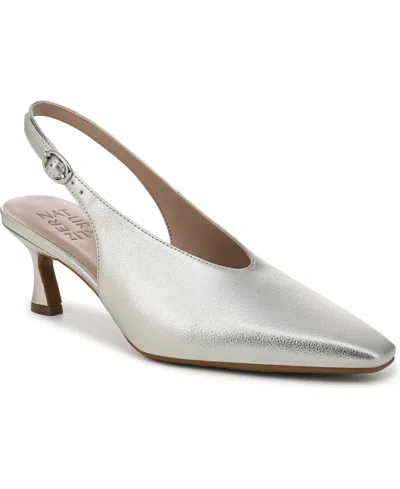 Naturalizer Women's Embry Slingback Mid Heel Pumps In Metallic