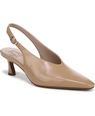 Naturalizer Women's Embry Slingback Mid Heel Pumps In Brown