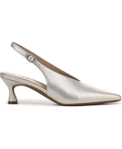 Naturalizer Women's Embry Slingback Mid Heel Pumps In Metallic