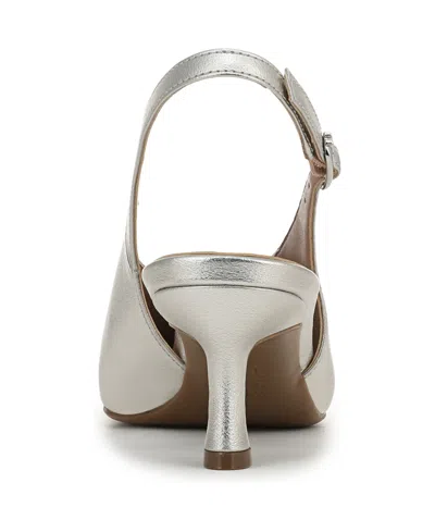 Naturalizer Women's Embry Slingback Mid Heel Pumps In Metallic