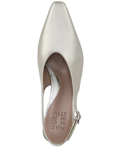 Naturalizer Women's Embry Slingback Mid Heel Pumps In Metallic