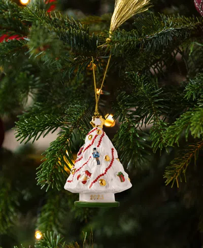 Villeroy & Boch Christmas Classics Christmas Tree Dated Ornament 2025 In Multi