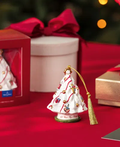 Villeroy & Boch Christmas Classics Christmas Tree Dated Ornament 2025 In Multi