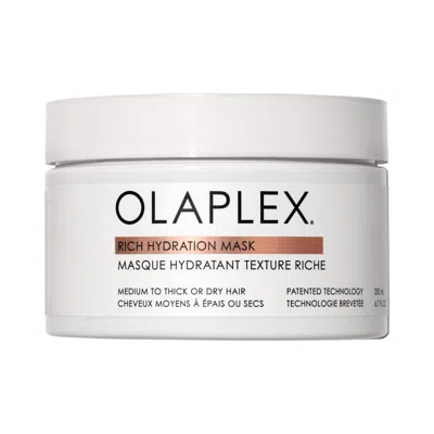 Olaplex Rich Hydration Mask For Dry Or Medium To Thick Hair 6.7 Oz. In White
