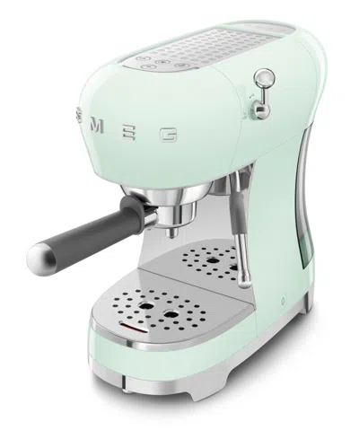 Smeg 50's Retro Style Manual Espresso Machine In Green
