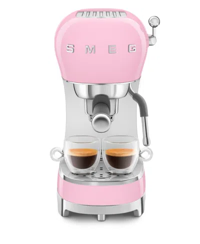 Smeg Espresso Machine In Pink