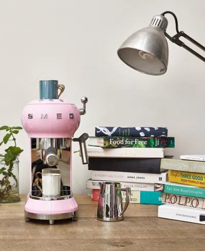 Smeg Espresso Machine In Pink