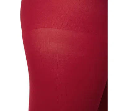 Hue Women's Super Opaque Control Top Tights U6620 In Red