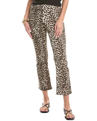 Joseph Ribkoff Animal Print Flare Trousers In Leopard In Multi