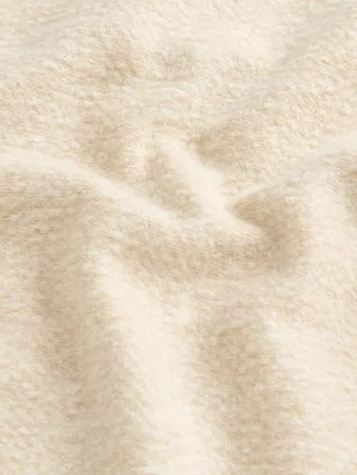 Woolrich Fleece Button-fastening Bomber Jacket In Neutral