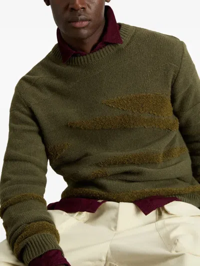 Woolrich Crew-neck Sweater In Green