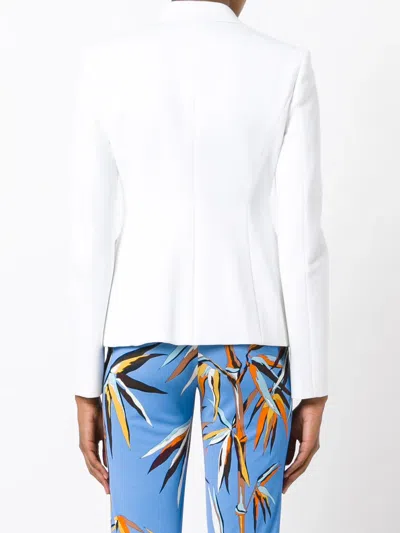 Pucci One Button Blazer In White