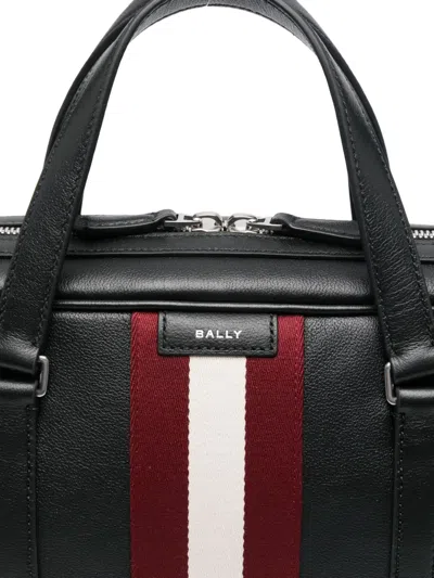 Bally Code Briefcase In Black
