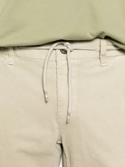 Mason's Drawstring Cargo-pocket Trousers In Neutral