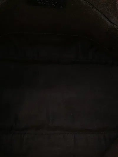 Pre-owned Gucci 2016-2025 Mini Leather Web Dome Satchel In Brown