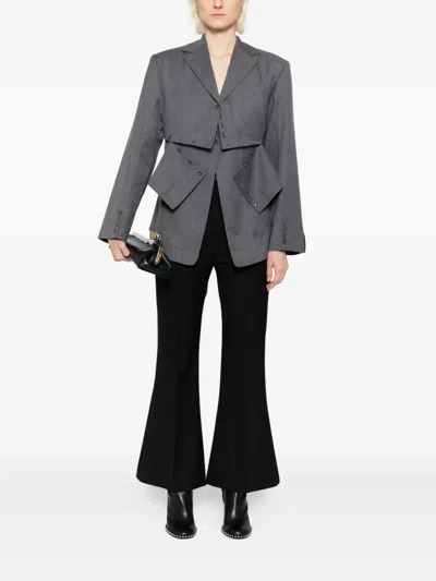 分层式破损效果夹克