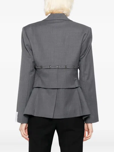 分层式破损效果夹克