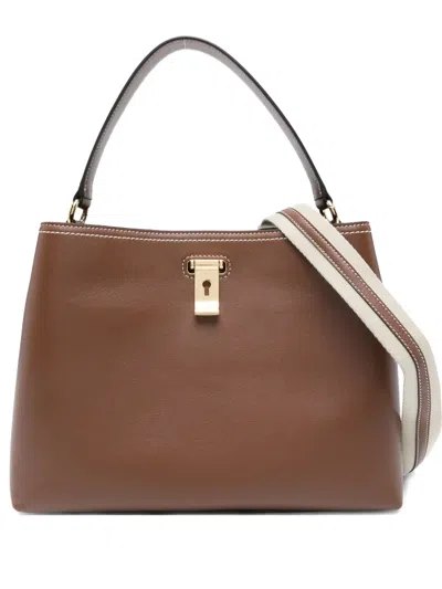 Bally Versatile Shoulder Bag Adjustable Strap In Brown