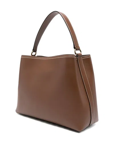 Bally Versatile Shoulder Bag Adjustable Strap In Brown