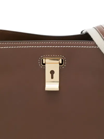 Bally Versatile Shoulder Bag Adjustable Strap In Brown