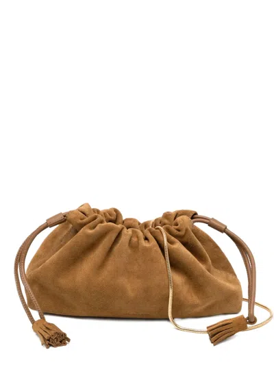 Veronica Beard Small Stash Crossbody Bag In Brown
