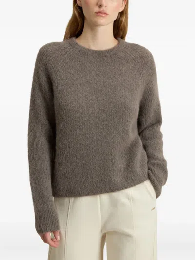 Woolrich Crew-neck Sweater In Brown