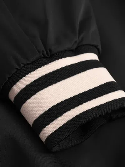 刺绣缎面飞行员夹克