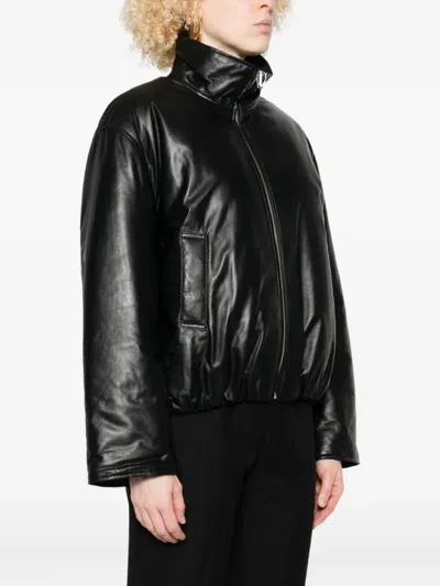 Arma Zip-front Jacket In Black