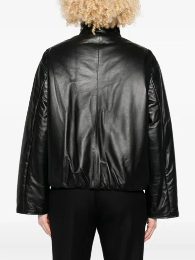 Arma Zip-front Jacket In Black