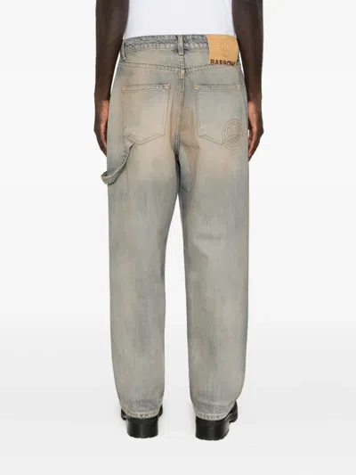 Barrow Faded Denim Jeans In Blue