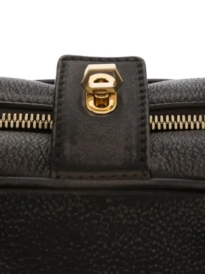 Golden Goose Structured Rectangular Shoulder Bag With Gold-tone Hardware In Brown