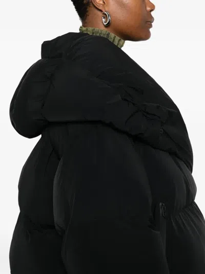 Diesel Black Stretch Polyester W-iley Padded Jacket In Black