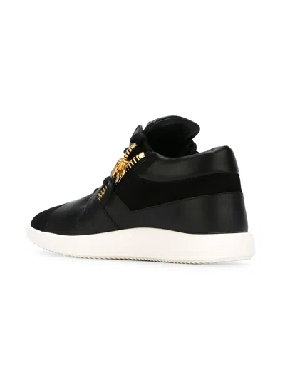 Giuseppe Zanotti 'runner' Mid-top Sneakers In Black