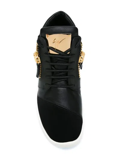 Giuseppe Zanotti 'runner' Mid-top Sneakers In Black