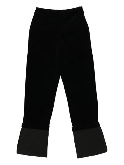 Samuel Gui Yang Corduroy Trousers In Black