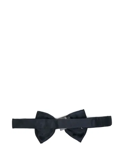 Corneliani Silk Bow Tie In Blue