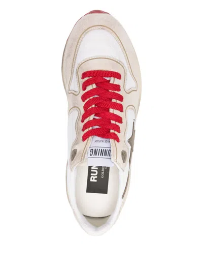 Golden Goose Star-detail Lace-up Sneakers In Brown